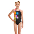 Dots Print Swim Pro Back Swimsuit