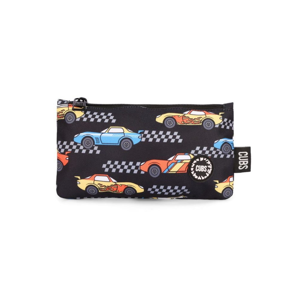 Black Racing Cars Pencil Case 1L