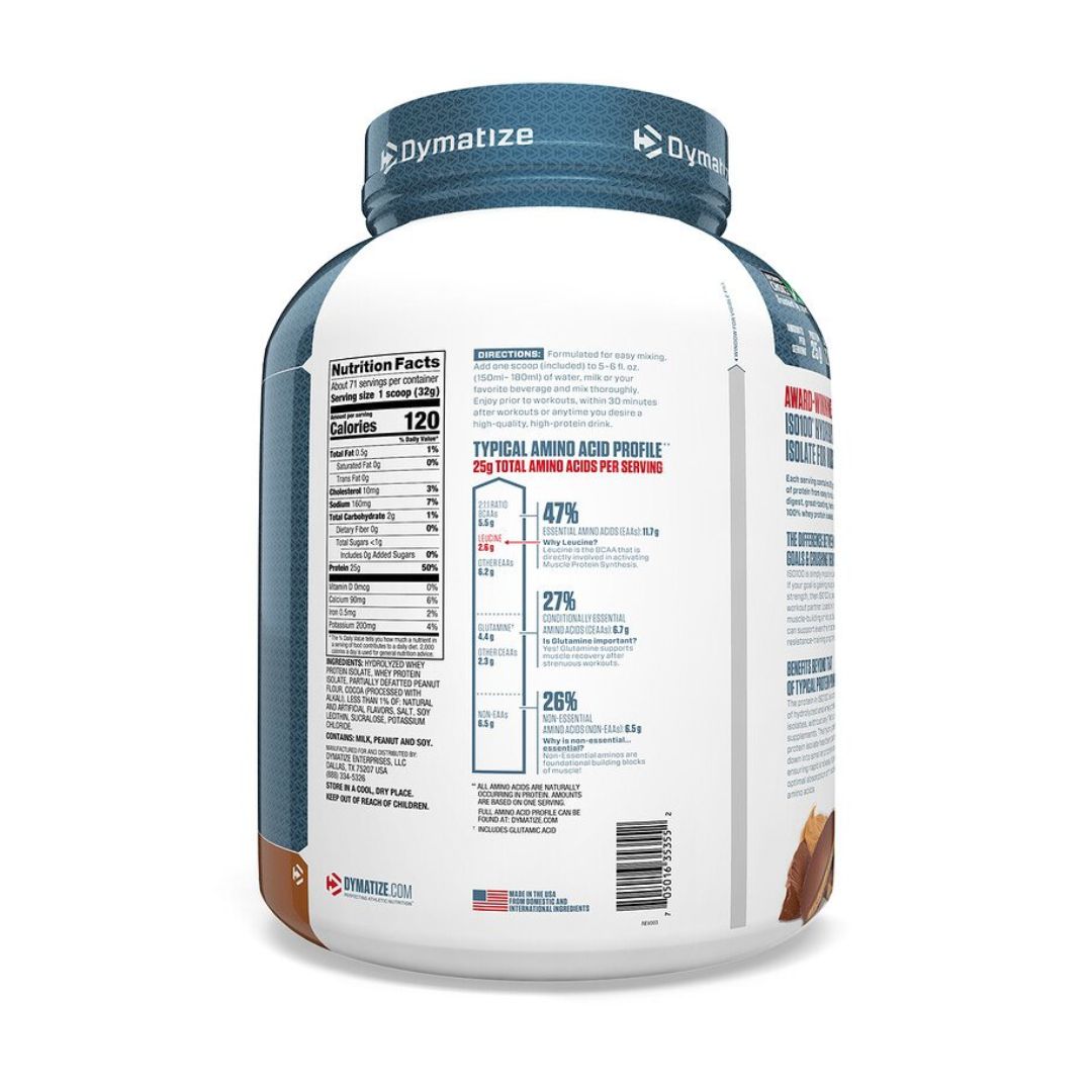 Dymatize ISO 100 5 LB  Chocolate Peanut Butter 2.3 KG
