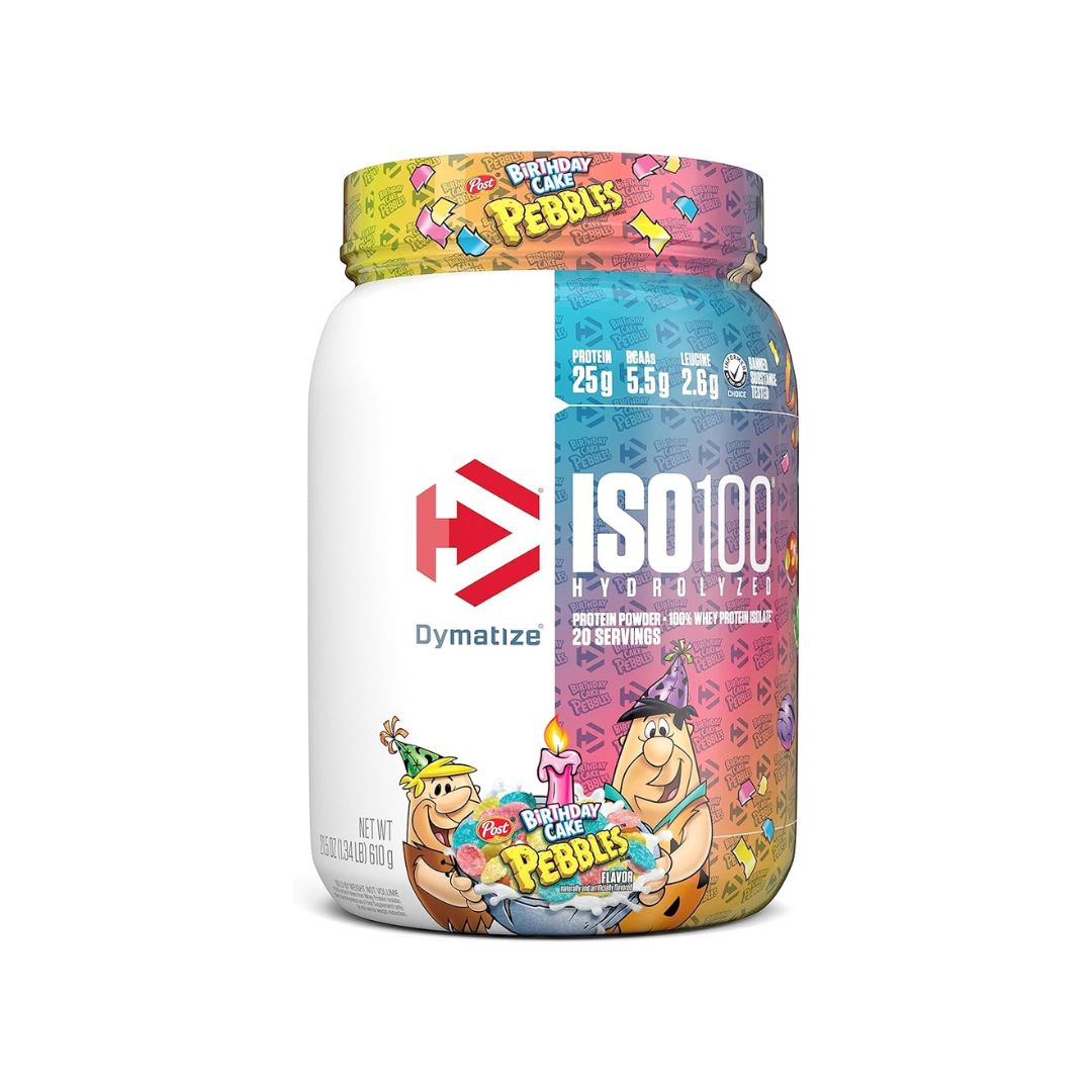 Dymatize ISO 100 20 SERV Birthday Cake Pebbles
