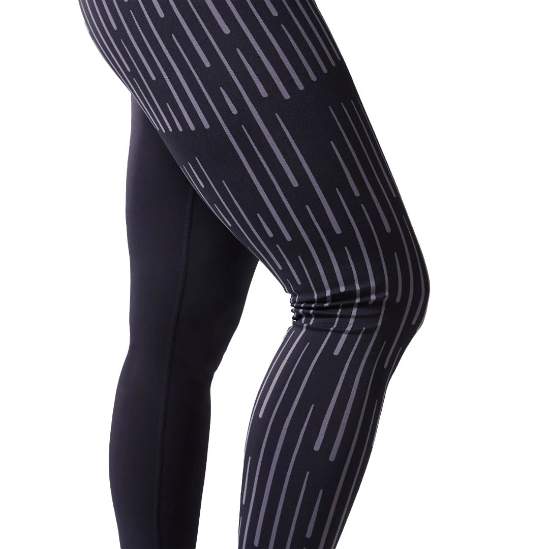 Code Asymmetric Graphic Leggings