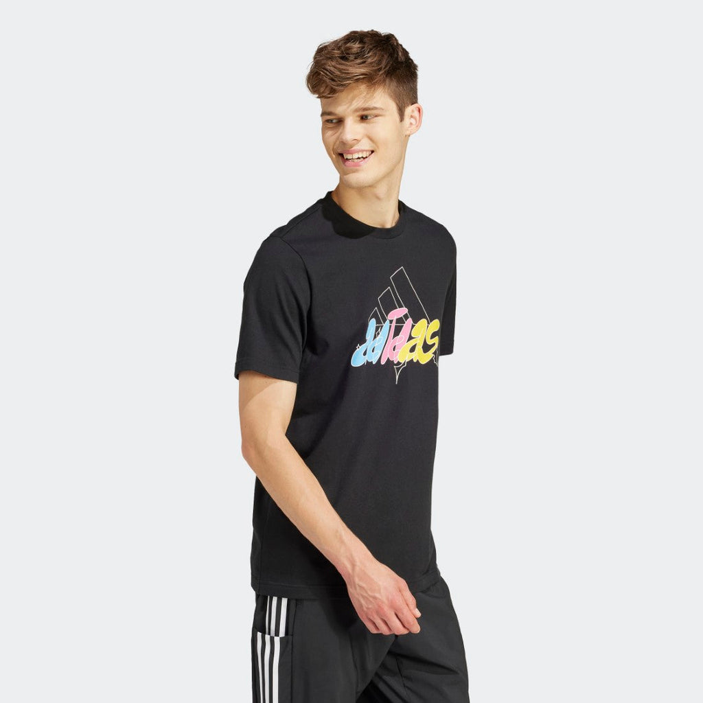 Illustrated Badge Graphic T-Shirt