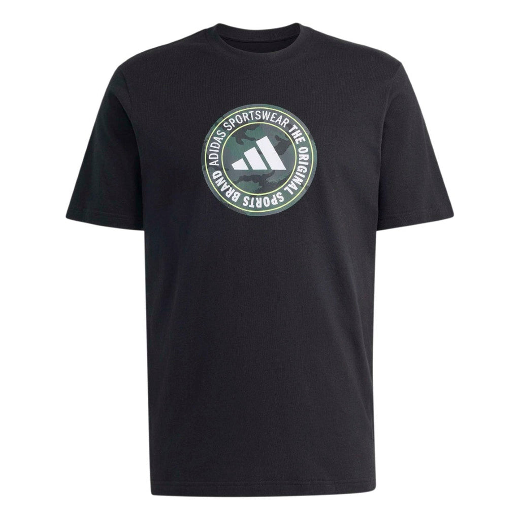 Camo Circle Graphic T-Shirt