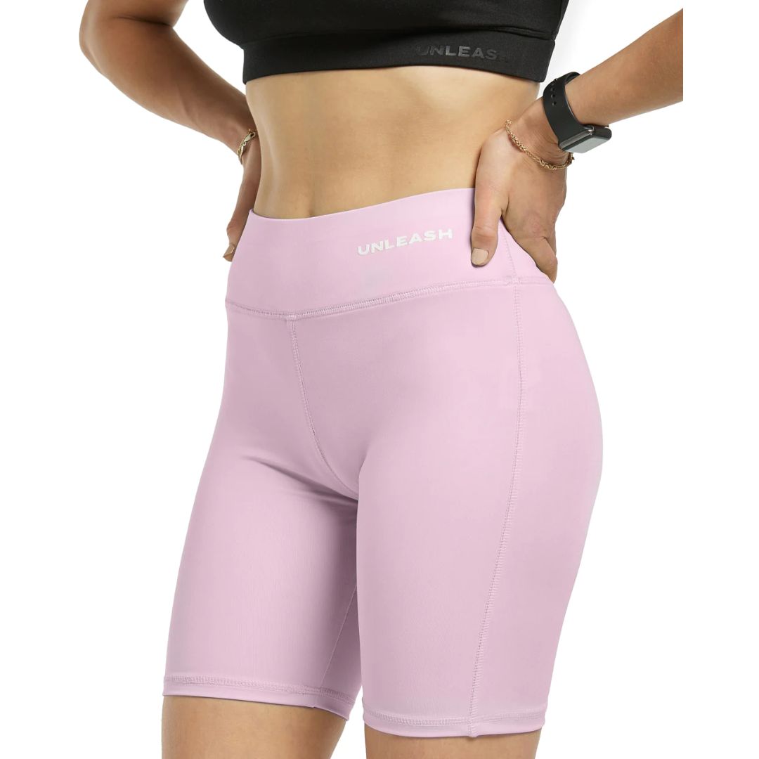 Lavender Biker Shorts