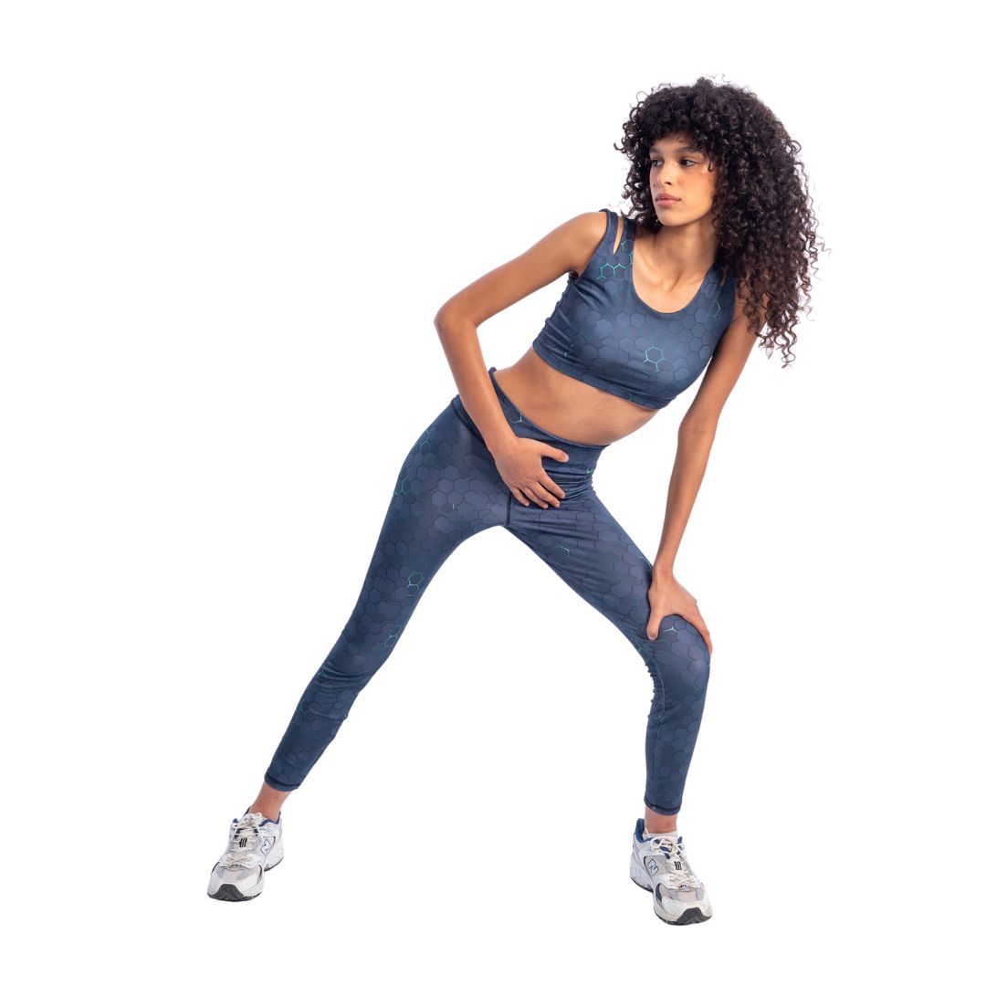 NYA Honeycomb Double Strap Sports Bra