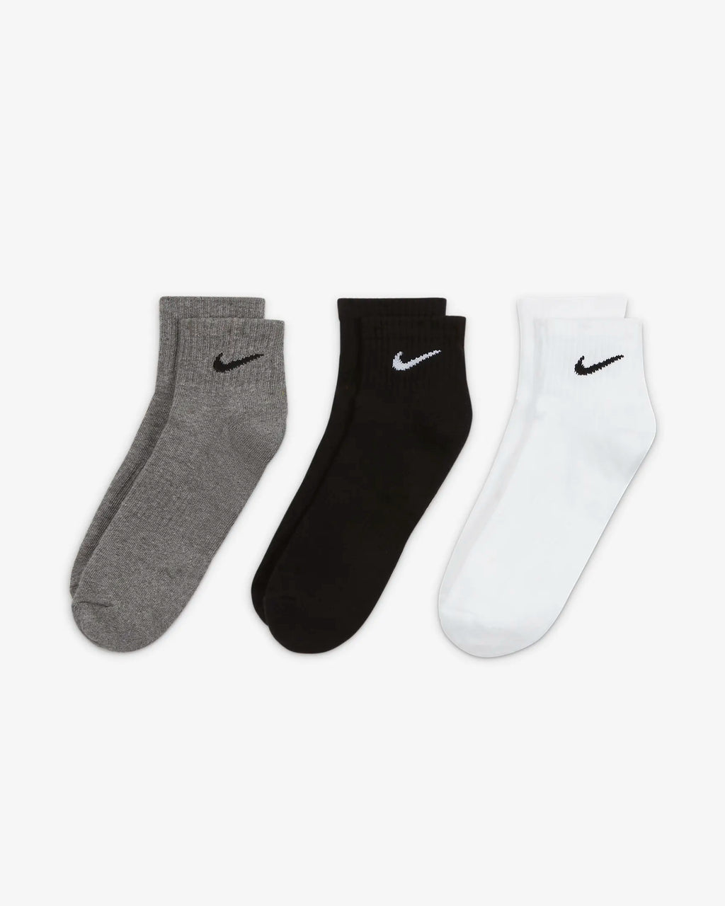 Everyday Cushioned Training Ankle Socks (3 Pairs)