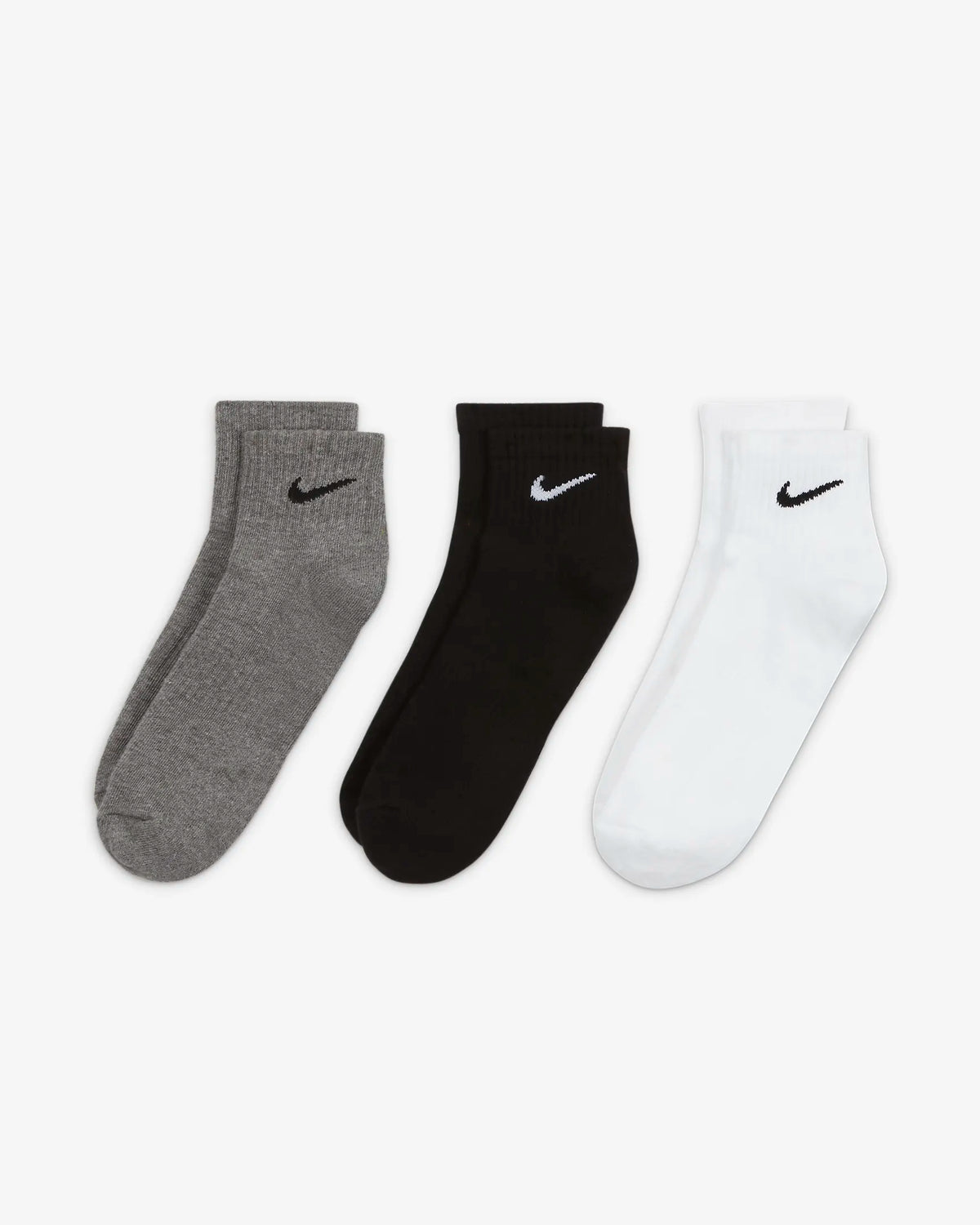 Everyday Cushioned Training Ankle Socks (3 Pairs)