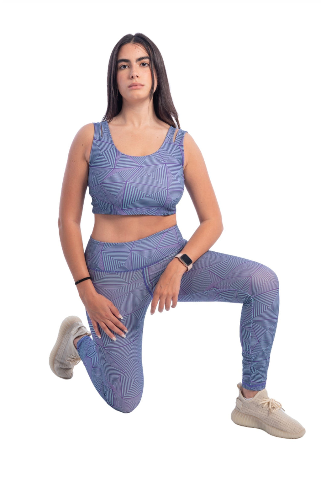 NYA Mosaic Double Strap Sports Bra